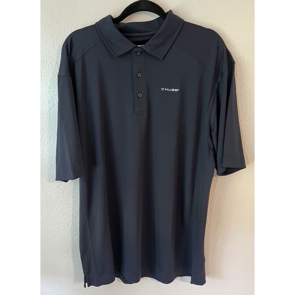 NWT Cutter and Buck Men's CB DryTec‎ Golf Polo Size XL Navy Moisture Wick
